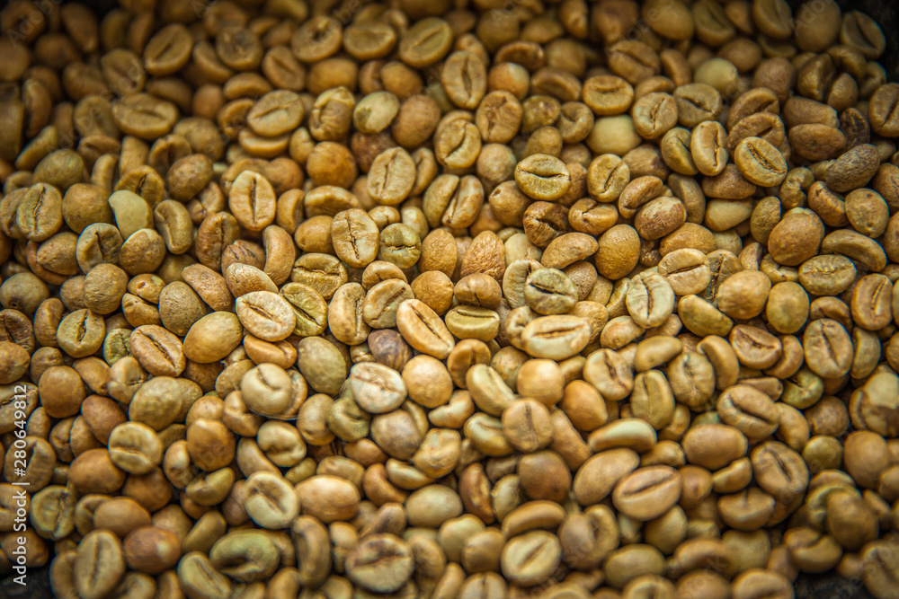 roasted coffee beans. ready for making high quality drinks. like espresso, latte or cappuccino roasted coffee beans. ready for making high quality drinks. like espresso, latte or cappuccino