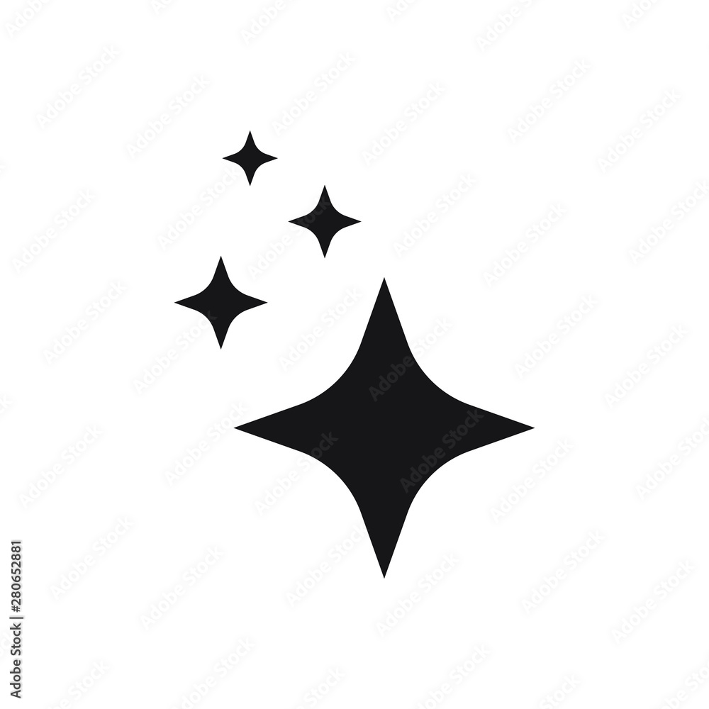 Shine icon, Clean star icon Shine icon, Clean star icon