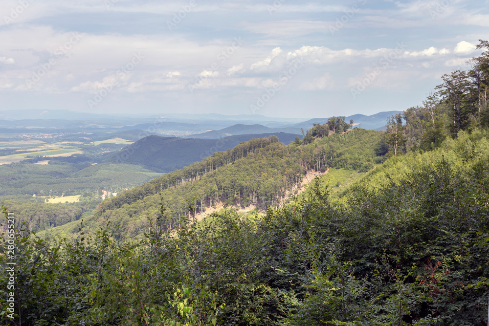 Matra mountains in Hungary