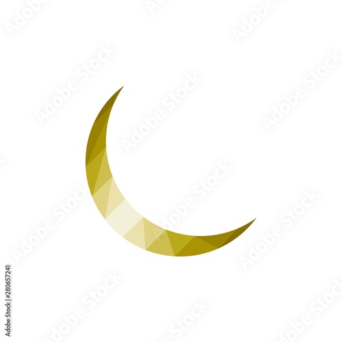 Free Download Golden Crescent logo design vector - GFXLoad