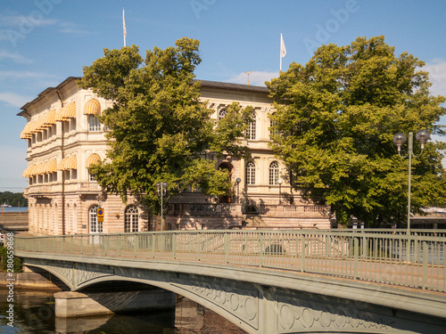 Canvas Print square in stockholm sweden