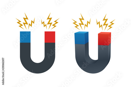Magnet vector icons
