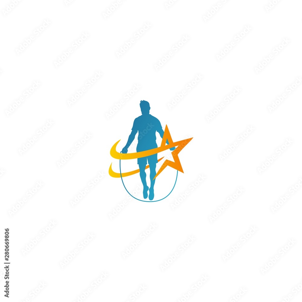 Star Workout Logo Inspirations for Exercise Star Workout Logo Inspirations for Exercise