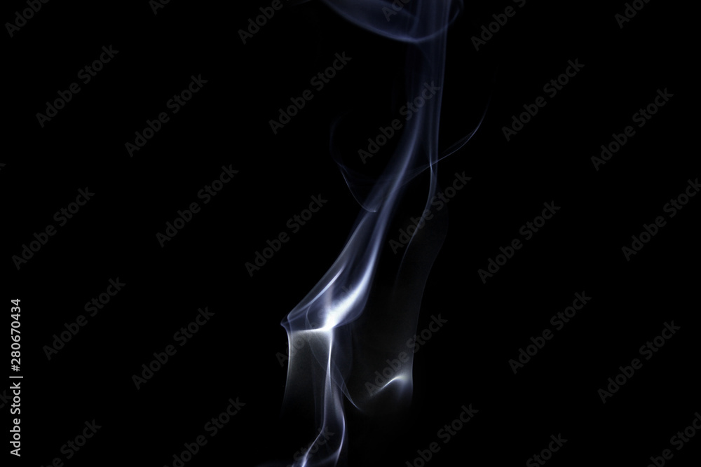 Smoke abstract on black background Smoke abstract on black background