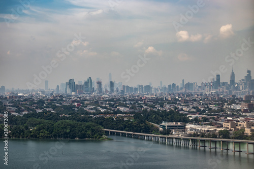 Smoggy Aerial View of New York City © arlenehauck