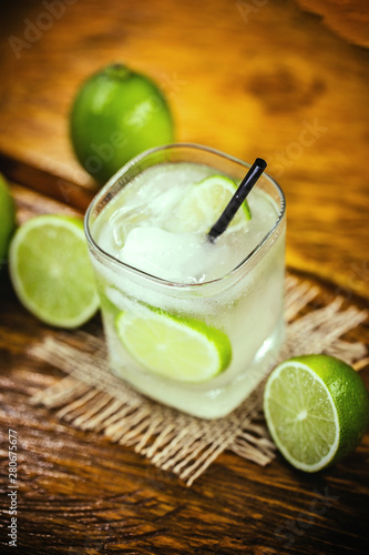 Caipirinha is Brazil's national cocktail, made with cachaca, sugar and lime.