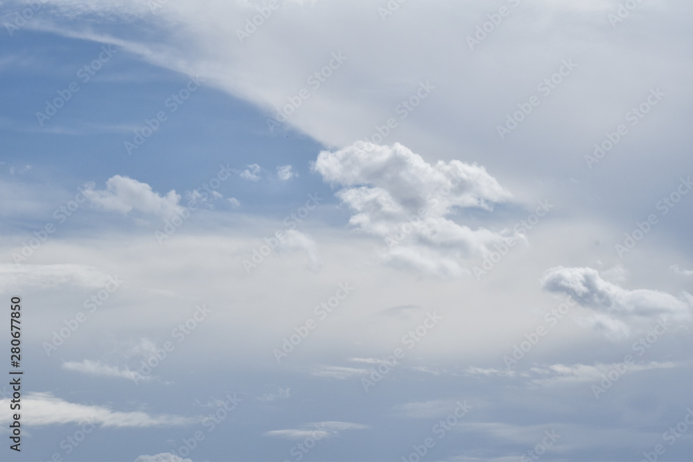 white fluffy monsoon clouds in the sky after rainfall. at Rajkot, Gujarat, India. white fluffy monsoon clouds in the sky after rainfall. at Rajkot, Gujarat, India.