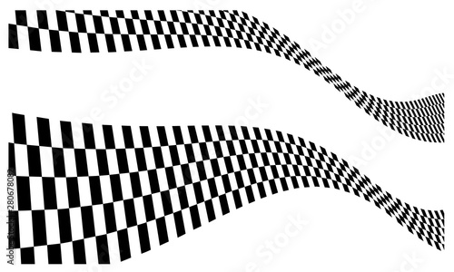 Race flag Design Background vector template illustration
