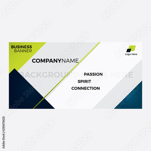 business banner minimalis