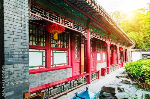 Beijing courtyard in the Qing Dynasty