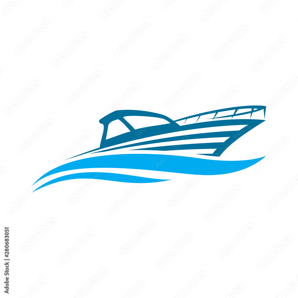 boat logo design