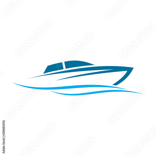 boat logo design