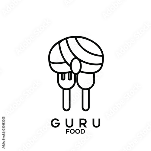 guru logo icon designs vector