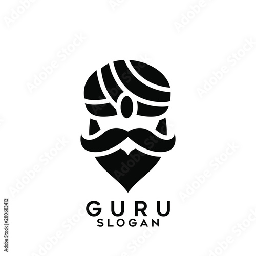 guru logo icon designs vector