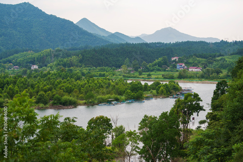 Summer scenery of "sichuan-tibet line" in southern anhui province, China