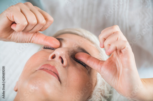 Marma Therapy. Ayurveda Eyes Treatment (Urdhaw and Adhoakshi)