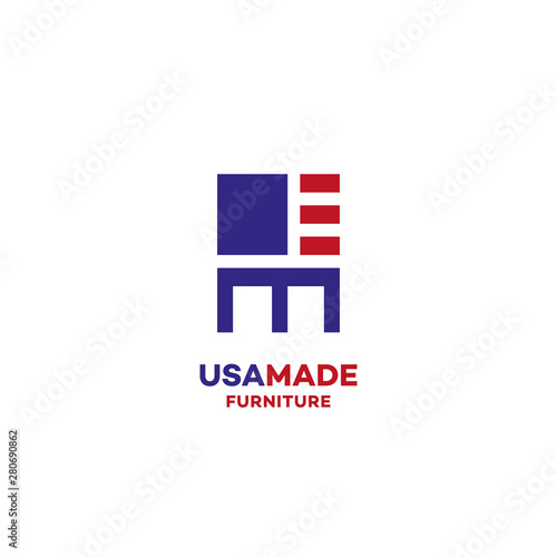 USA made furniture logo