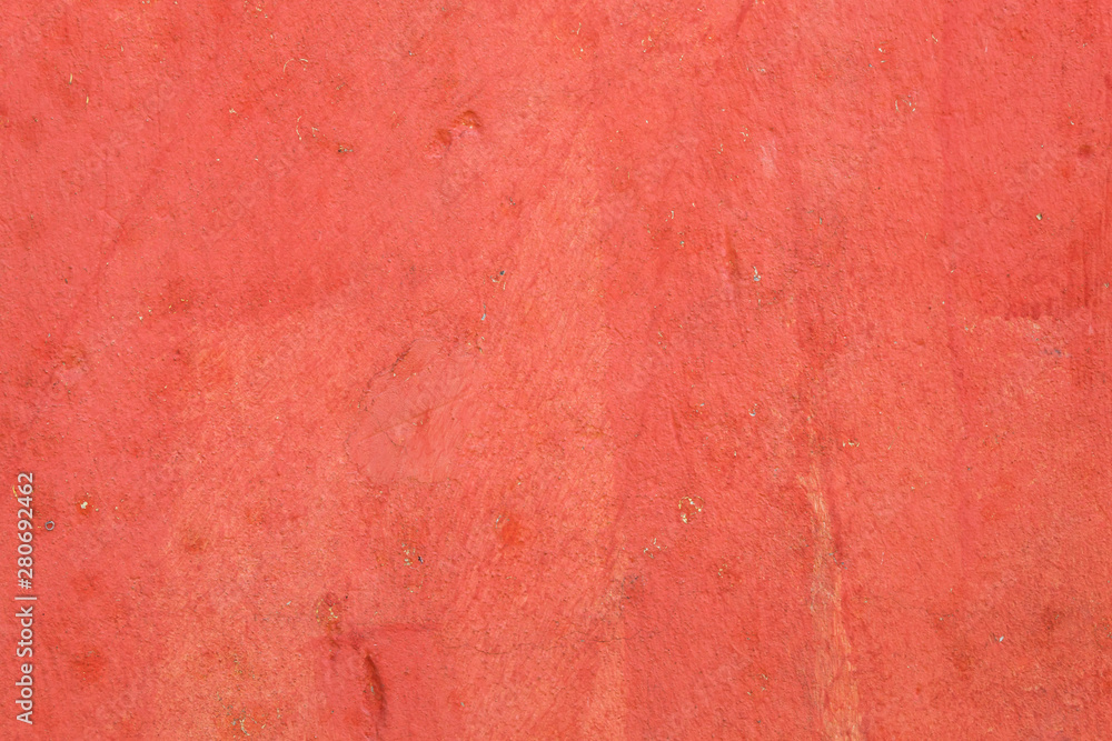 Fototapeta premium Old Weathered Red Painted Concrete Wall Texture