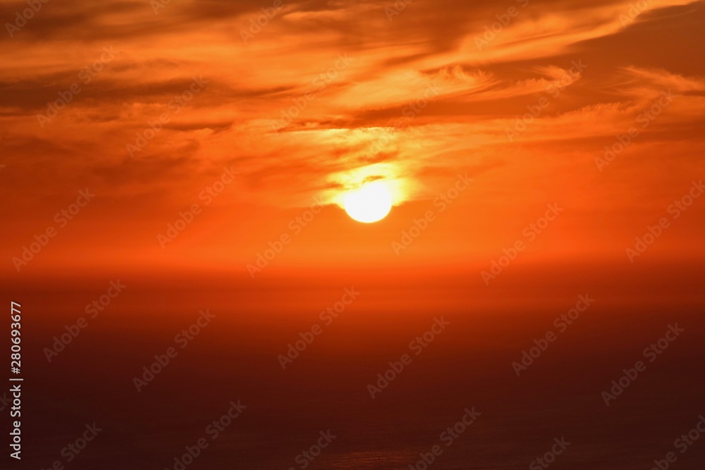 Fototapeta premium Crazy sunset 3, Table Mountain