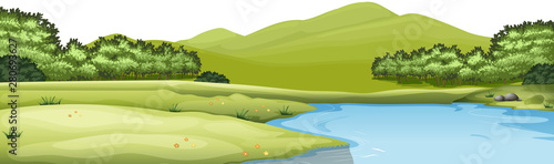 Natural environment lanscape scene