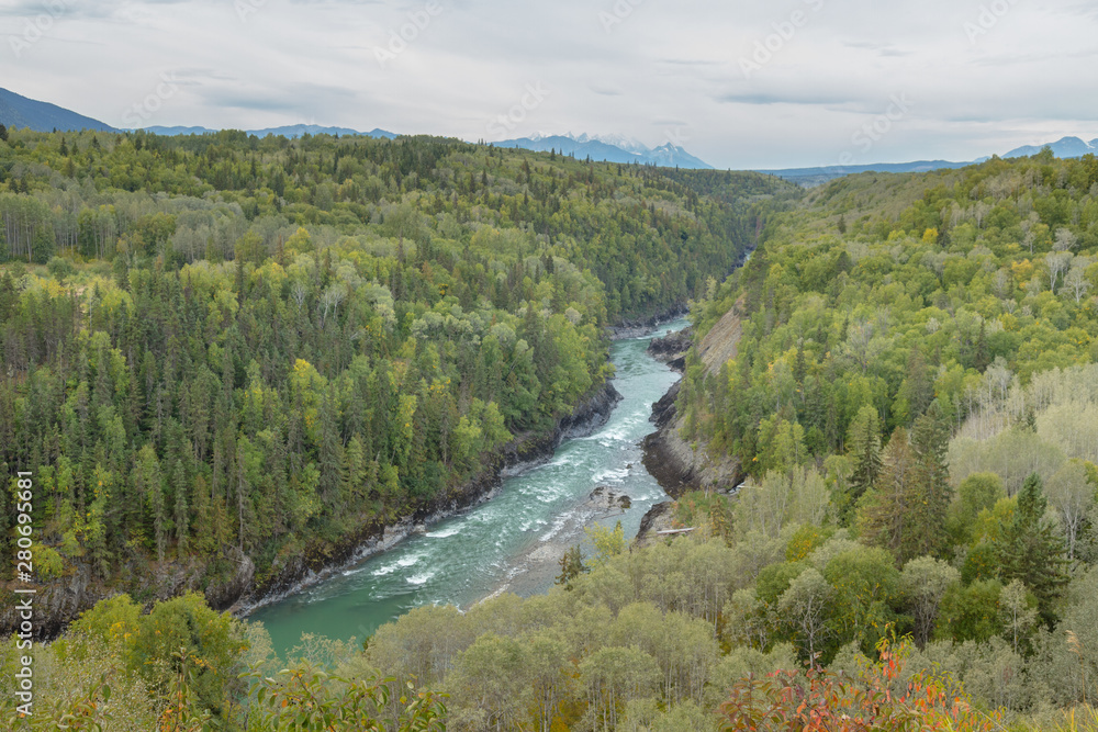Obraz premium River view near Hazelton