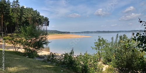 Strand am großen Brombachsee, Deutschland