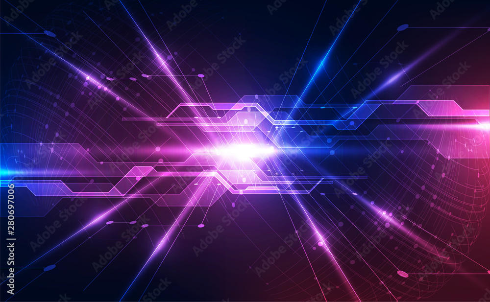 Vector Abstract futuristic technology background concept, Illustration high digital Vector Abstract futuristic technology background concept, Illustration high digital