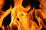 Blurred blaze fire flame background