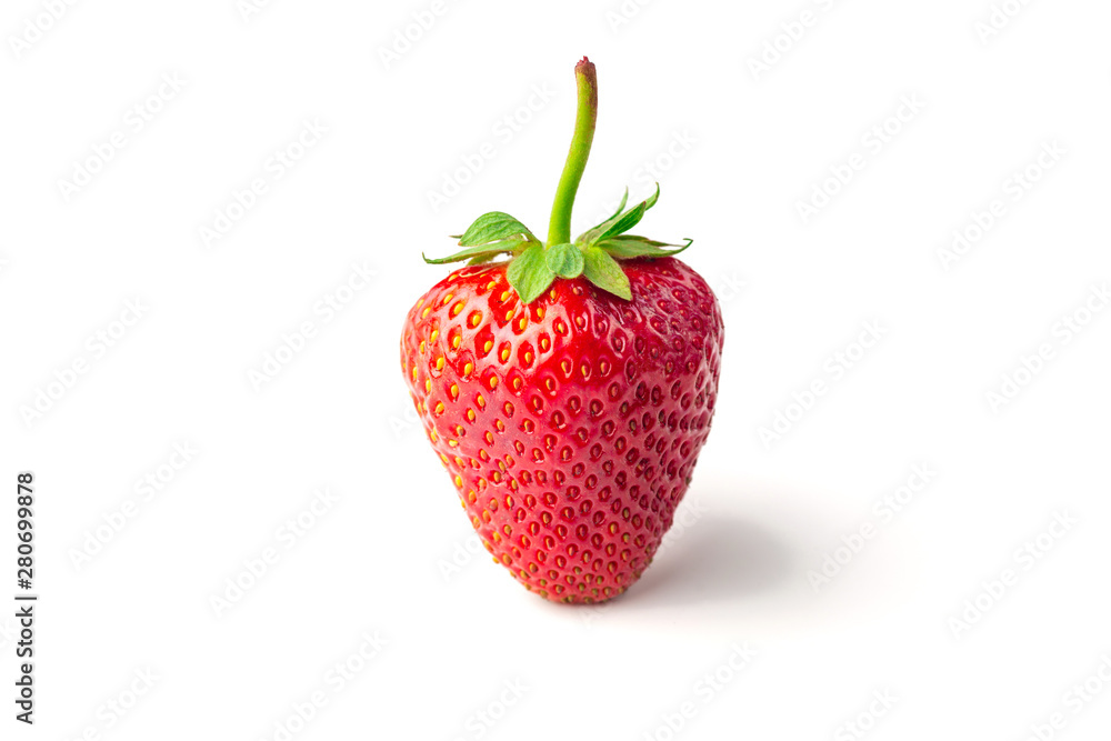 Red berry strawberry isolated on white background Red berry strawberry isolated on white background