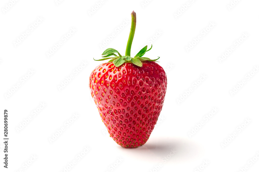 Red berry strawberry isolated on white background Red berry strawberry isolated on white background