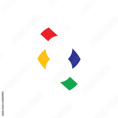 number 8 colorful negative space logo vector Free Download number 8 colorful negative space logo vector - GFXLoad