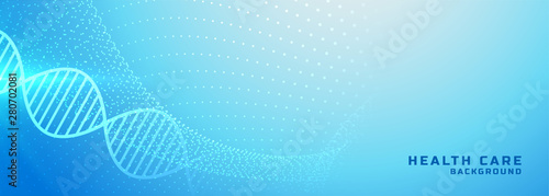 health care and science medical DNA banner