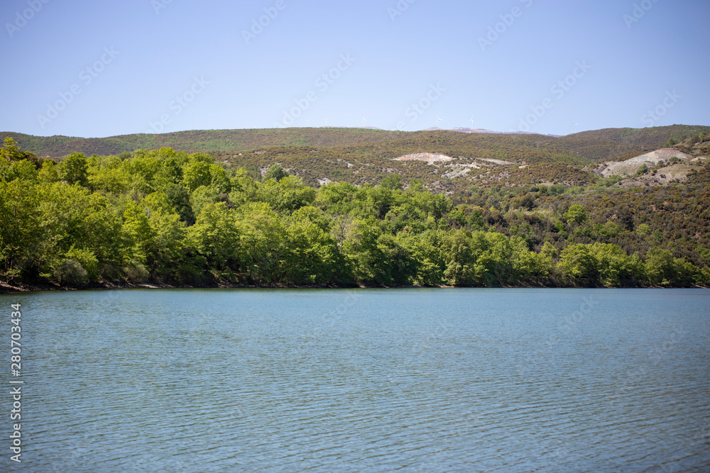 The Aliakmonas River in the region of Northern Greece The Aliakmonas River in the region of Northern Greece