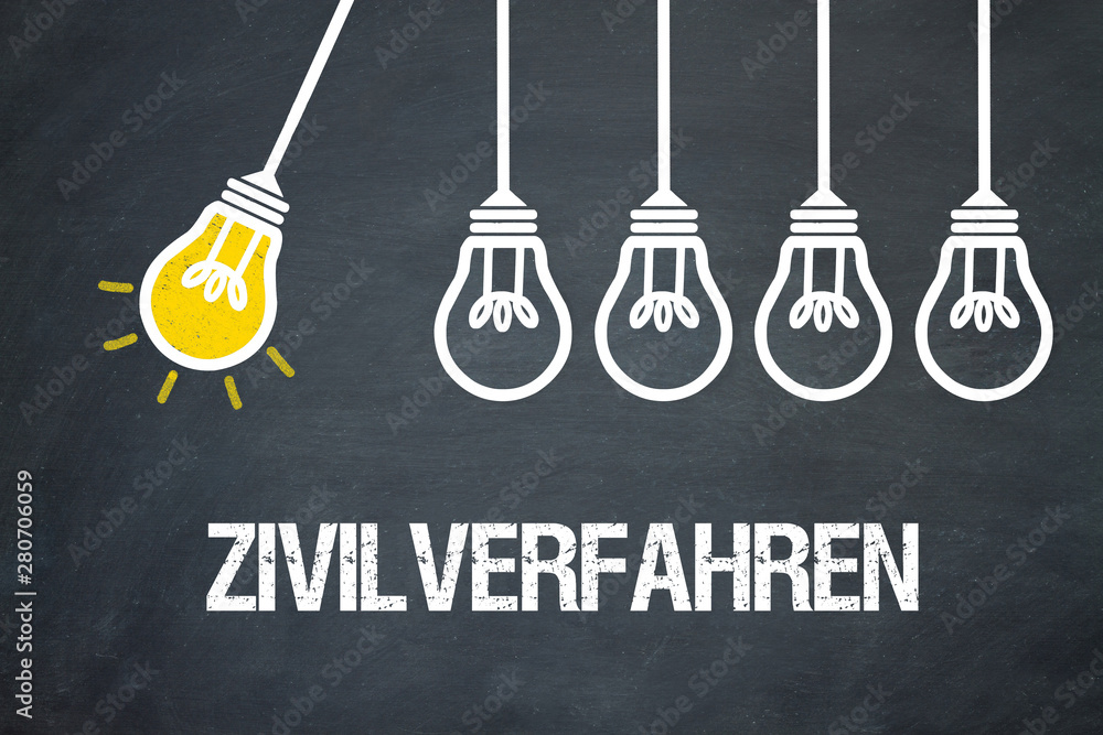 Fototapeta premium Zivilverfahren 