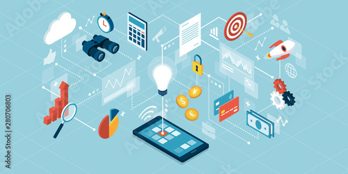 Business and finance management app