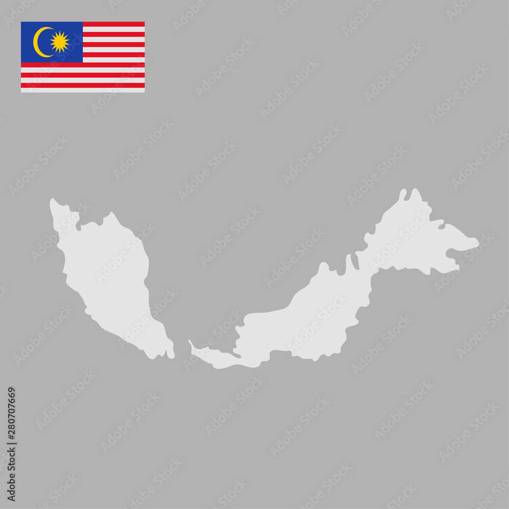 Obraz premium malaysia map