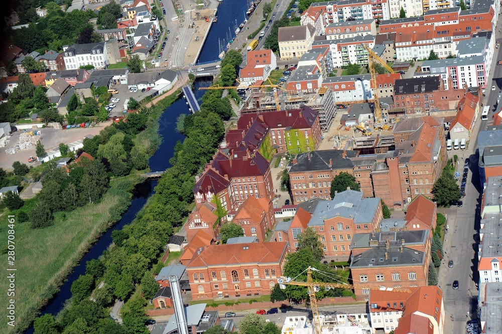 Fototapeta Greifswald, stare miasto i centrum miasta 2014