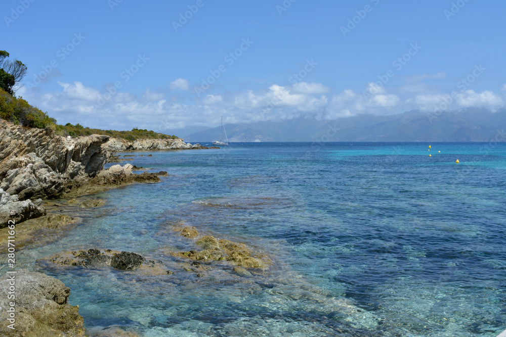 Plage du Lotu (Loto beach), Desert des Agriates. Corsica island, France Plage du Lotu (Loto beach), Desert des Agriates. Corsica island, France