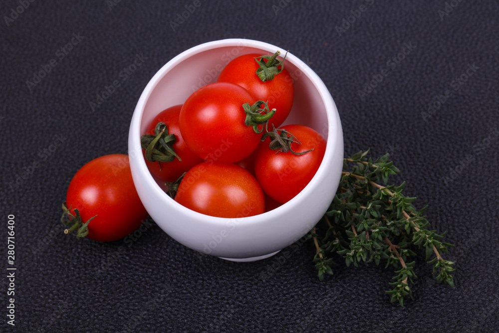 Cherry tomato in the bowl Cherry tomato in the bowl