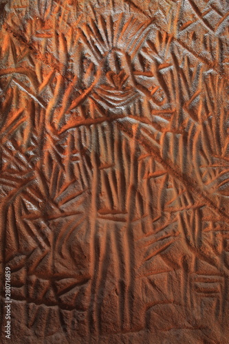 Edakkal cave-Petroglyph. Pictorial,  photo