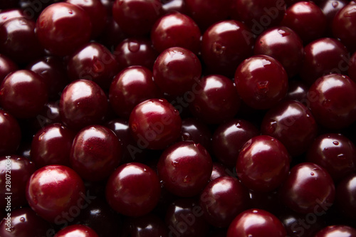 Ripe cherry background