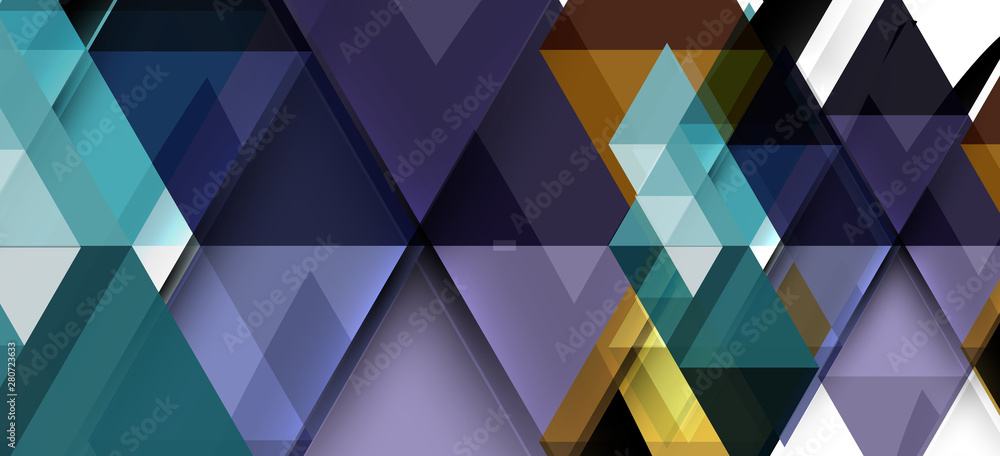 Abstract triangle pattern, colorful backdrop. Presentation template. Modern textured shape. Trendy modern style Abstract triangle pattern, colorful backdrop. Presentation template. Modern textured shape. Trendy modern style