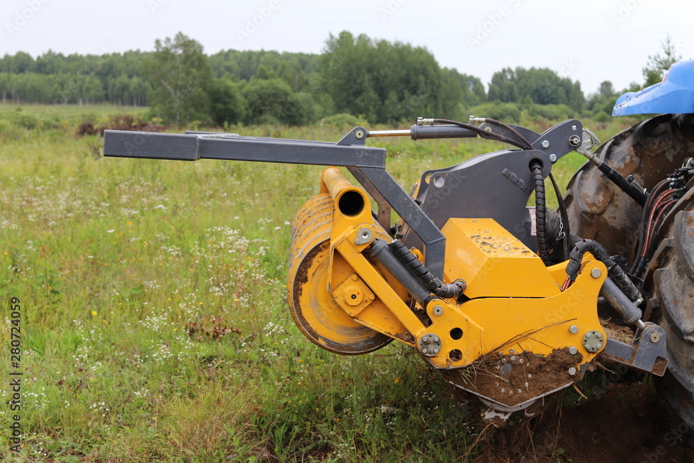 tractor new holland mulcher mericrusher