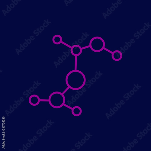 abstract DNA logo icon