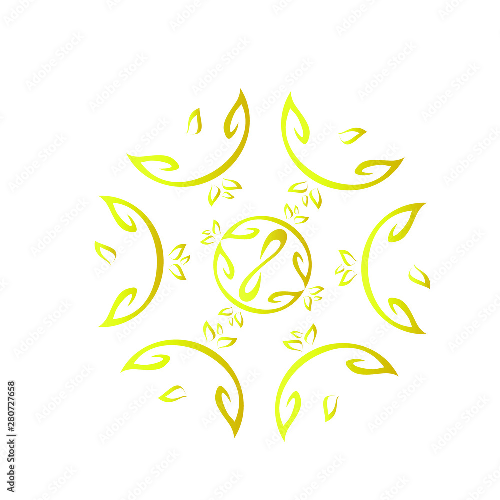 circle ornament logo icon circle ornament logo icon