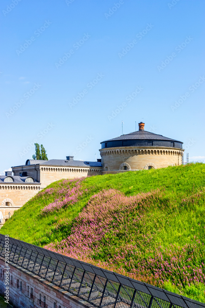 View to Karlsborg's fortress in Sweden