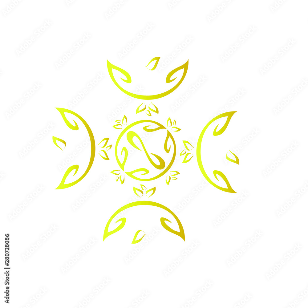 circle ornament logo icon circle ornament logo icon