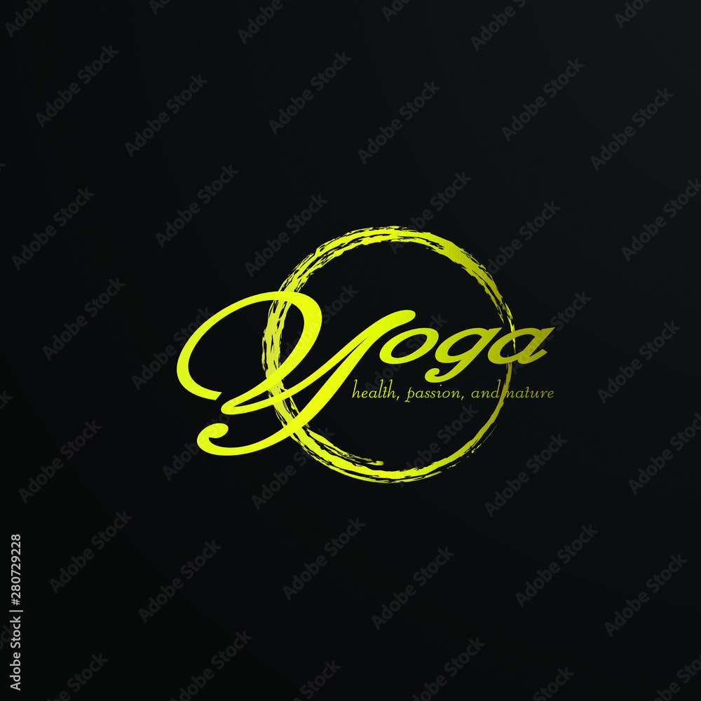 yoga logo icon yoga logo icon