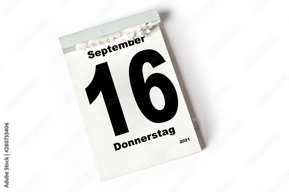 16. September 2021 16. September 2021