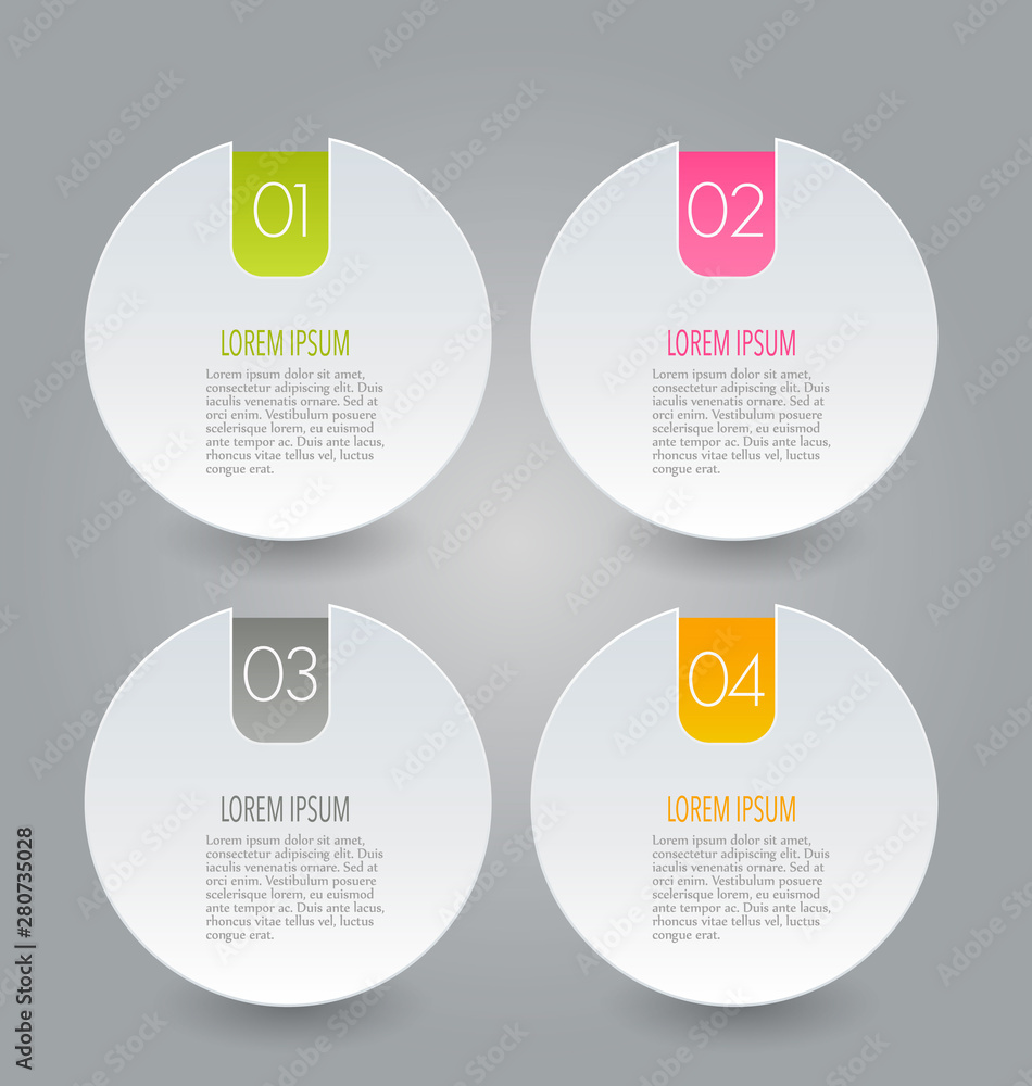 Business infographics tabs template for presentation, education, web design, banners, brochures, flyers. Vector illustration. Business infographics tabs template for presentation, education, web design, banners, brochures, flyers. Vector illustration.